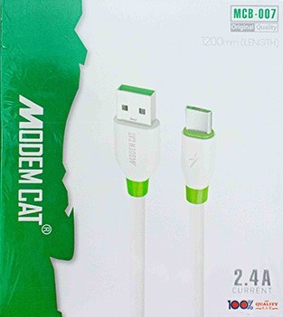 کابل شارژ تایپ سی مودم کت مدل MCB-007