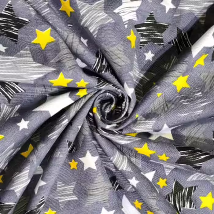 پارچه ملحفه مدل ستاره فانتزی عرض2متر
