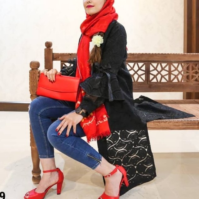 مانتوی ژاکارد ارگانزا کدMP 109
