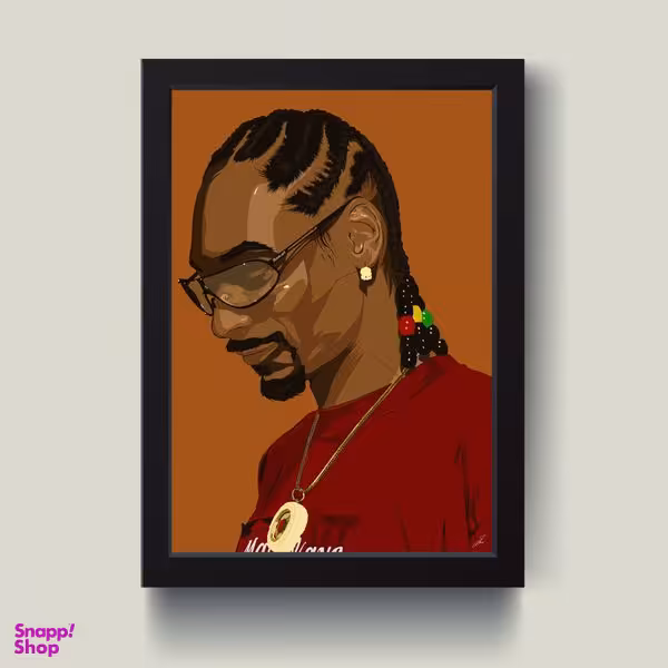 تابلو مدل دکوراتیو اسنوپ داگ snop dogg کد G5-12