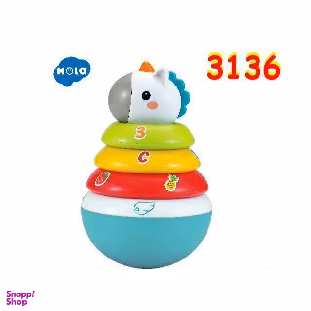 یونیکورن با حلقه هولی تویز (Huile Toys) مدل 3136
