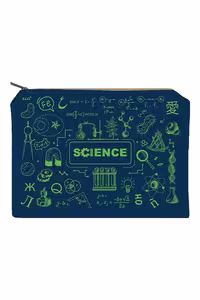 زیپ کیف سایز A4 Science سرمه ای دات نوت
