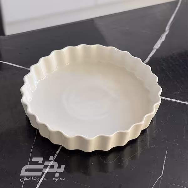 تات گرد رینگی چینی سفید