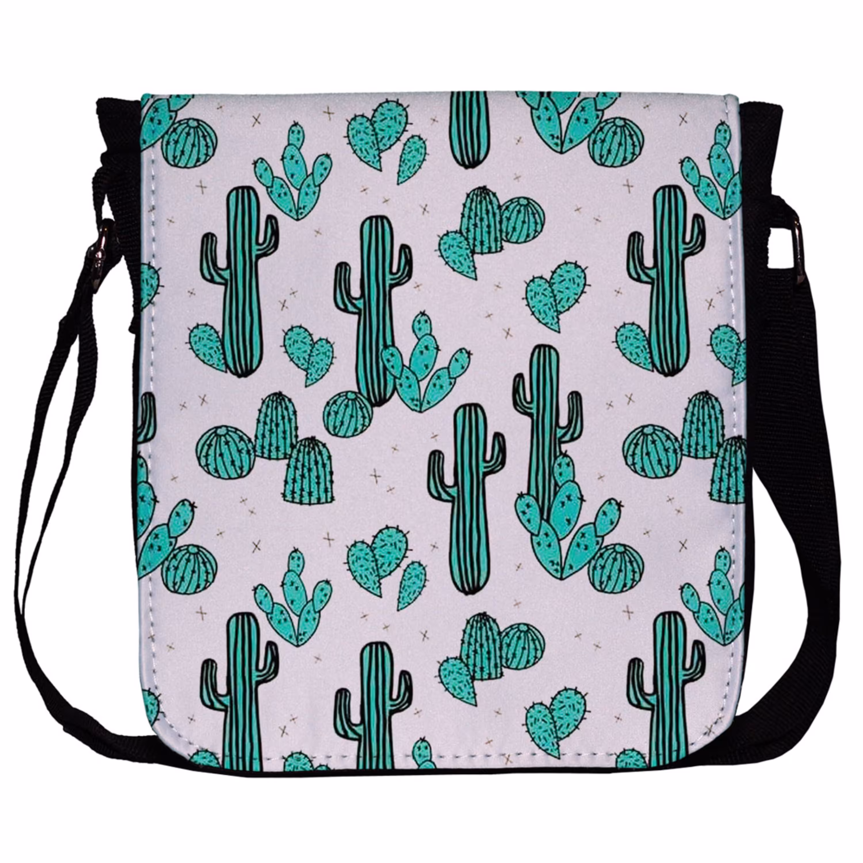 کیف دوشی دخترانه طرح کاکتوس