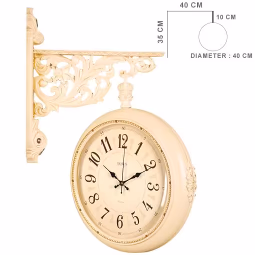 ساعت دیواری دو طرفه مدل WD-971 رنگ CR