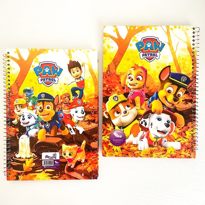دفتر مشق 50 برگ حاشیه دار PAW Patrol
