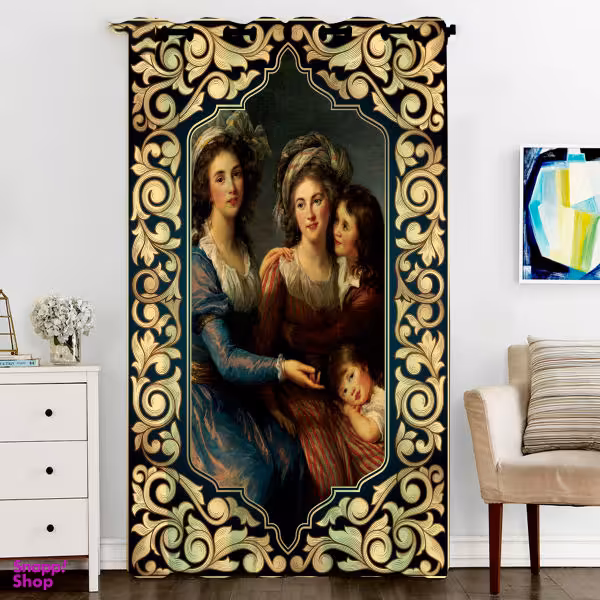 پرده مدل C3-50152 رنگ سفید