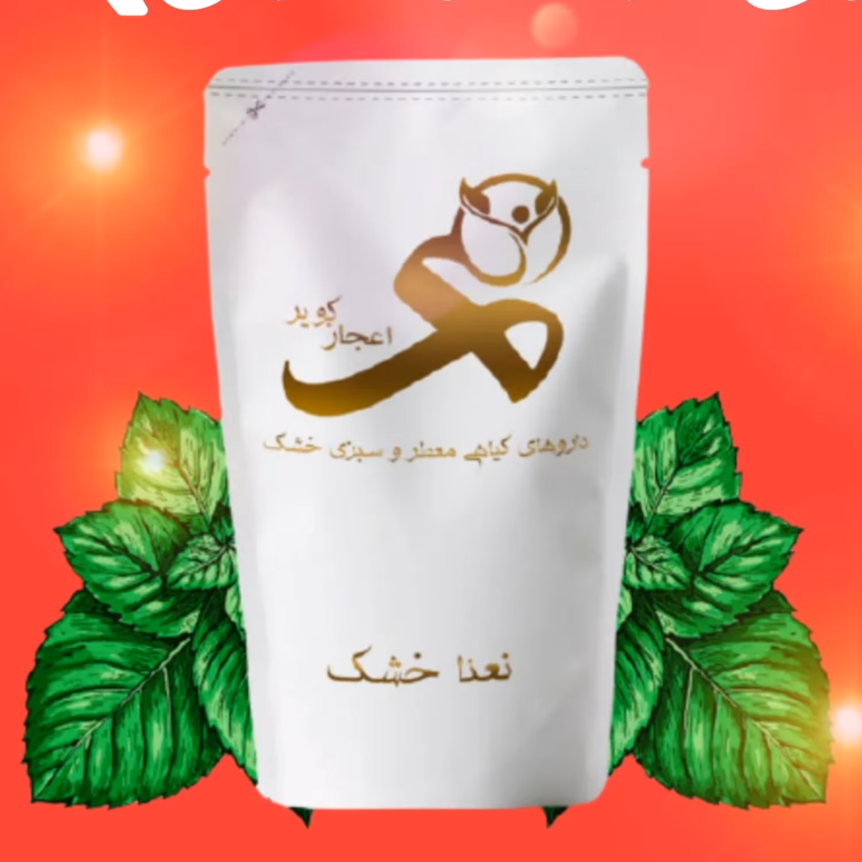 برگ نعناع خشک شده