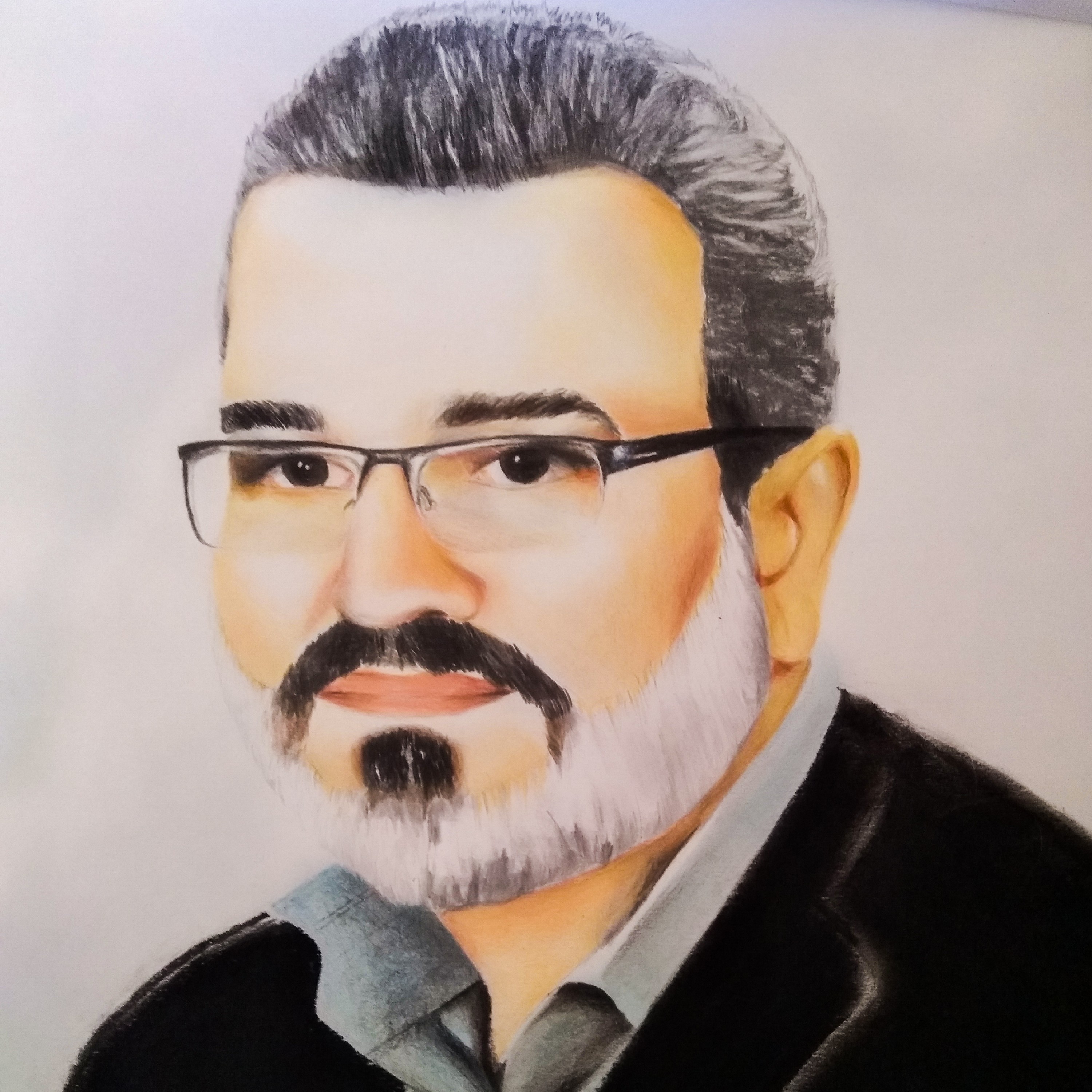 طراحی سفارشی چهره یک آقا با پرستیژ بالا