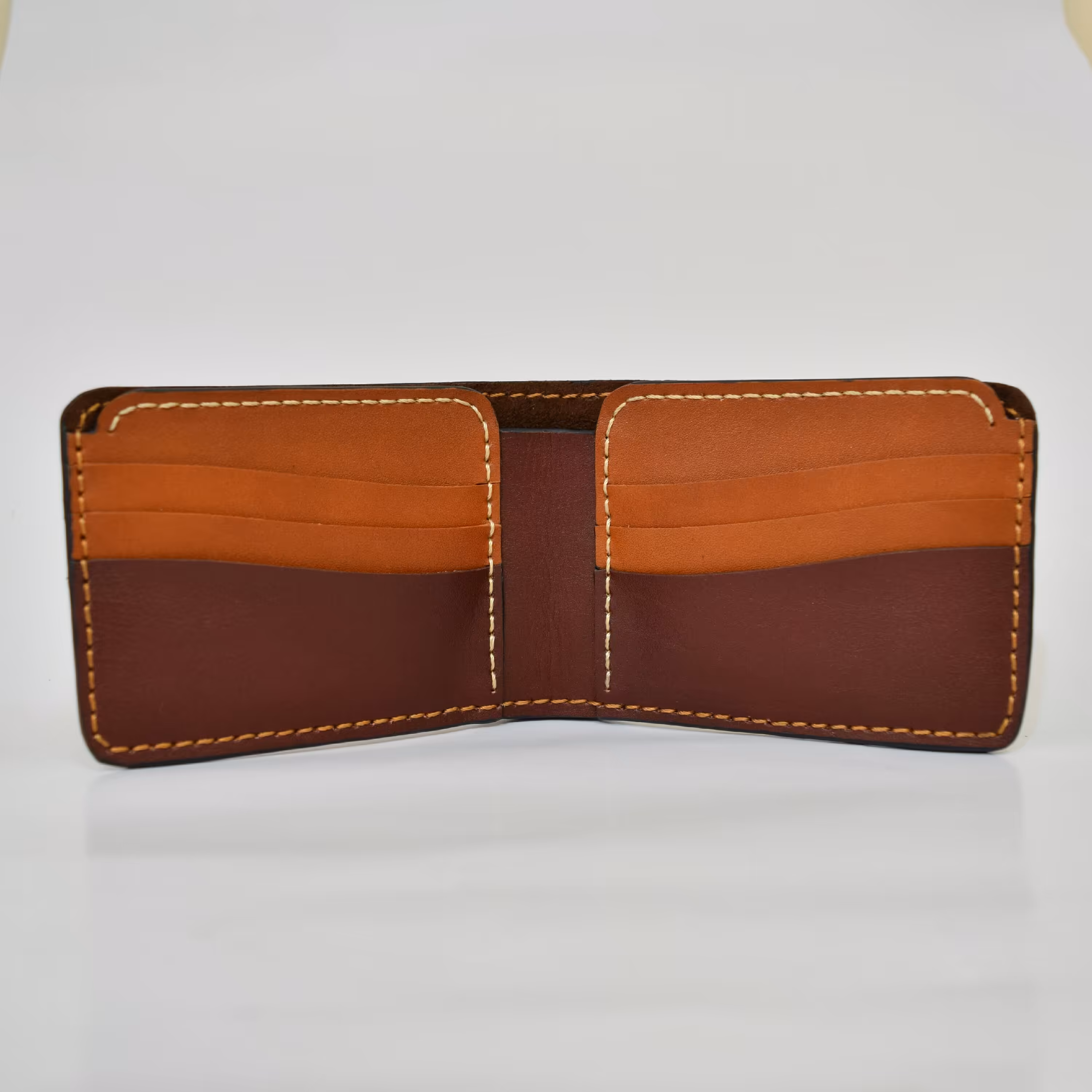 کیف جیبی چرم طبیعی گاوی کاملا دست دوز