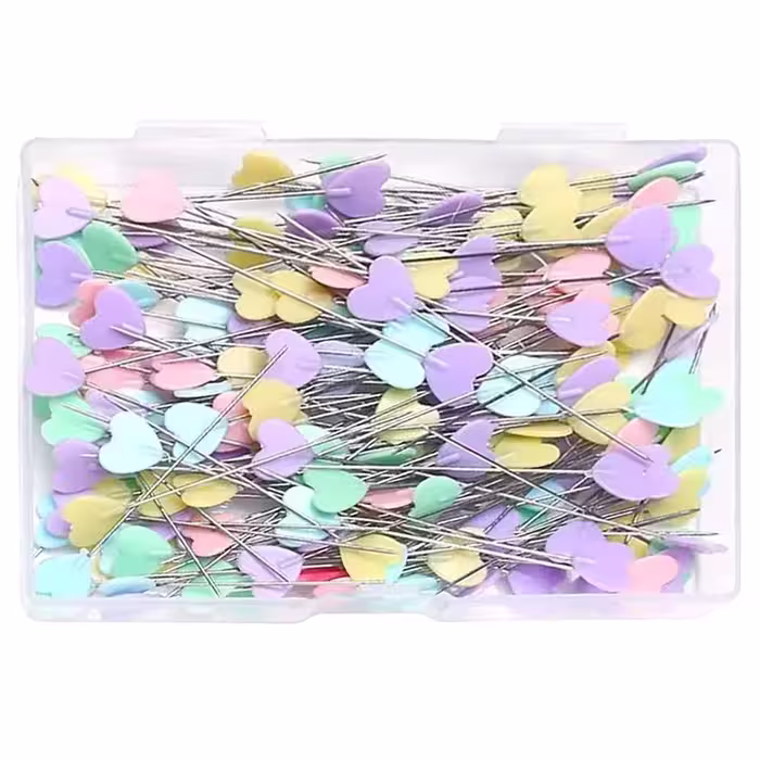 خرید سوزن ته گرد مدل قلب بسته 50 عددی