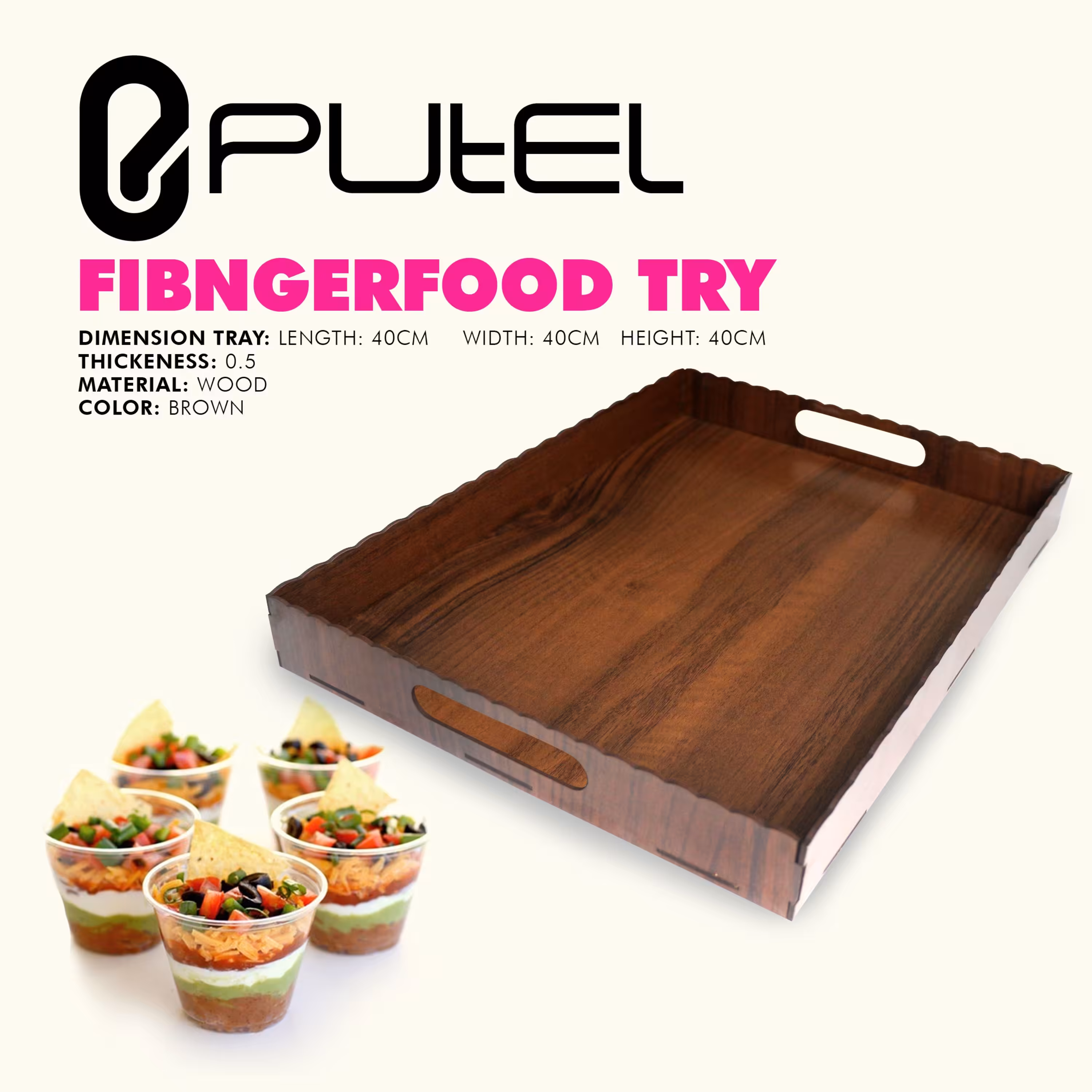 سینی فینگر فود 40در30