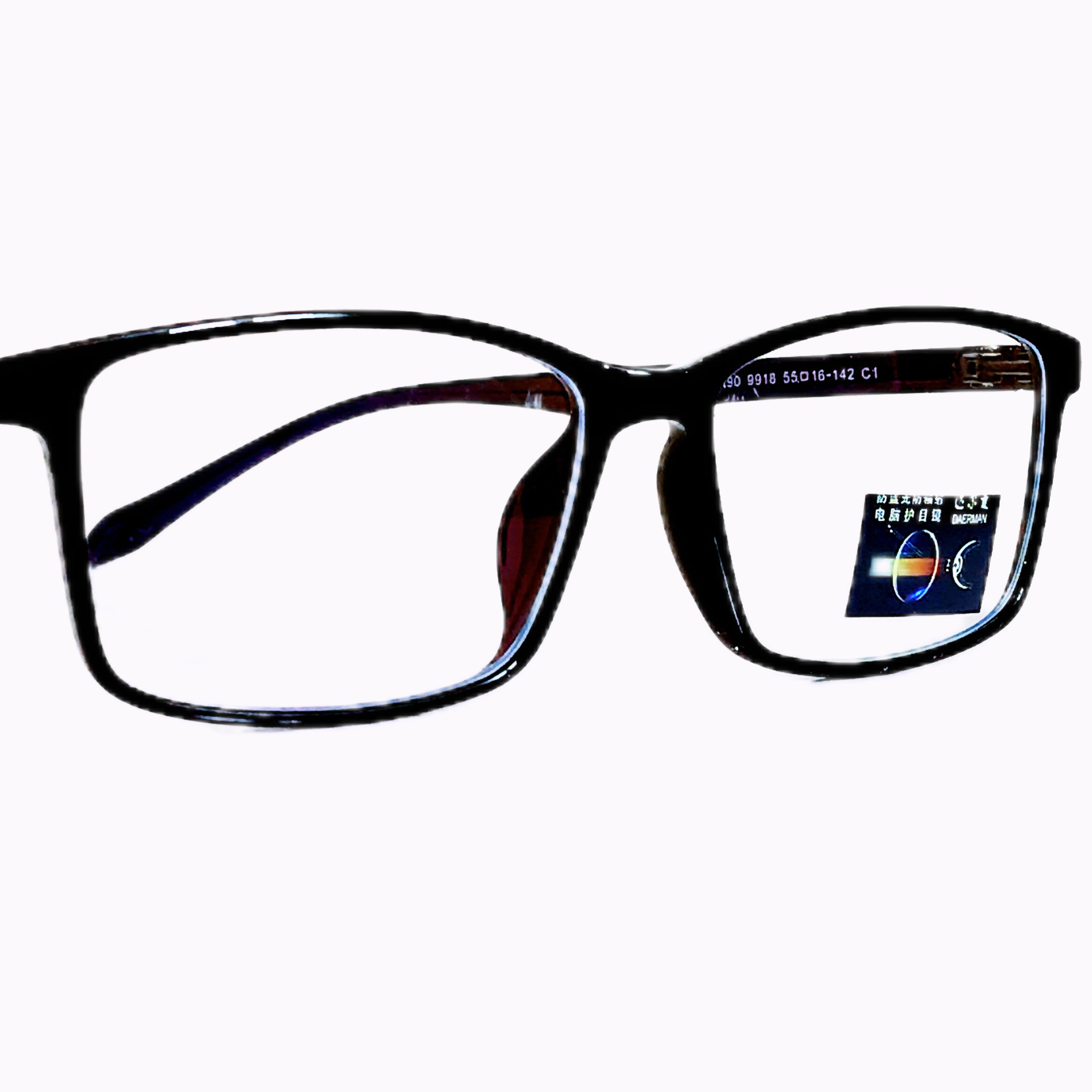 عینک بلوکات بدون نمره مدل مستطیلی سایز بزرگ صورت خور بسیار عالی پوشش کامل دور چشم جلوگیری کننده خشکی چشم در مقابل گوشی