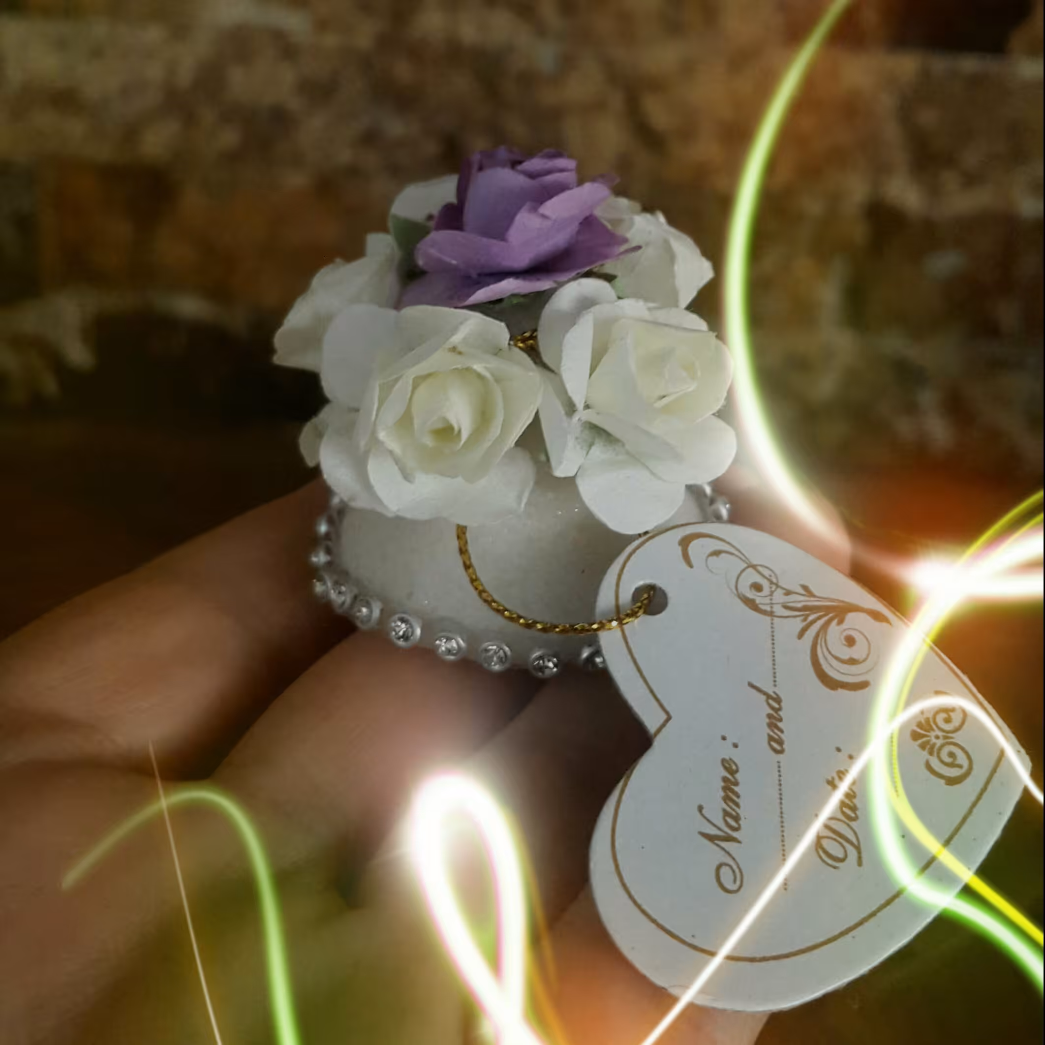 یادبود عقد وعروسی مدل کله قند و گل