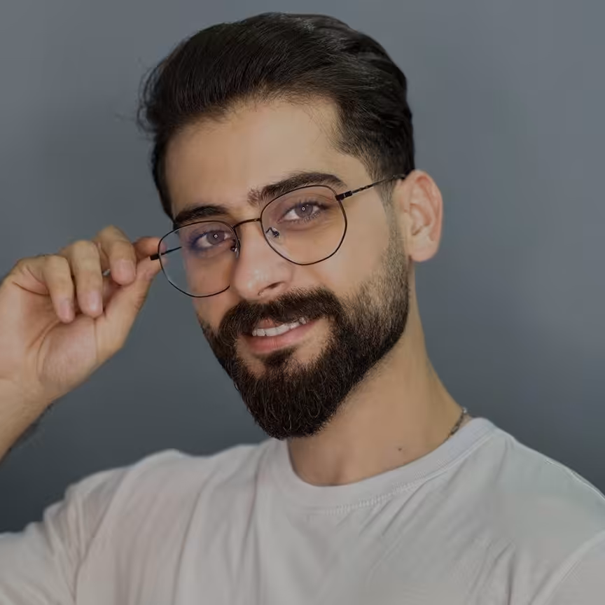 عینک طبی مردانه مشکی چندضلعی بلوکات برند پلیس