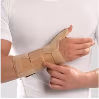 مچ شست بند نئوپرنی آتل دار پاک سمن سایز مدیوم متوسط M دست چپ left رنگ کرم