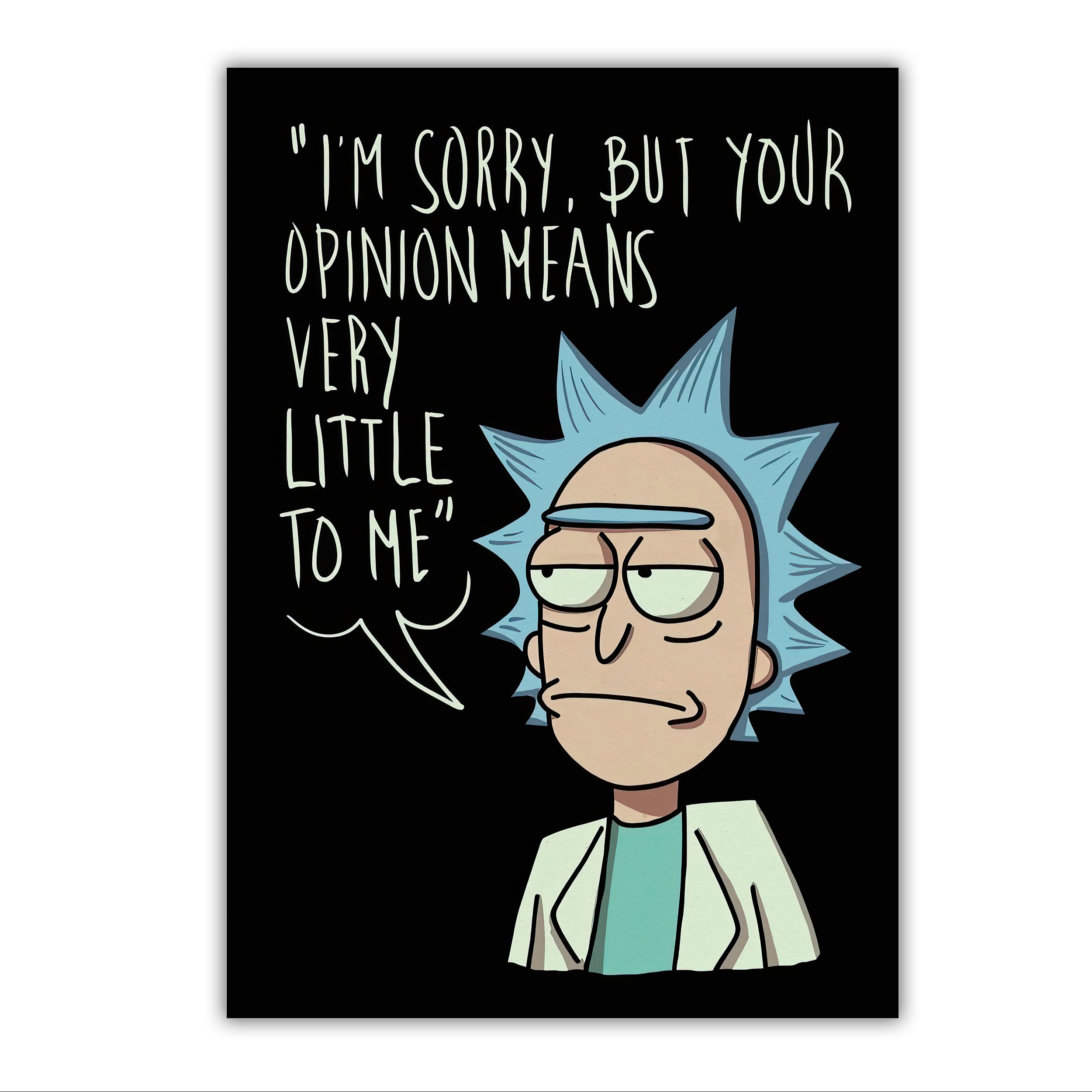 تابلو شاسی مدل ریک و مورتی Rick and Morty کد 22