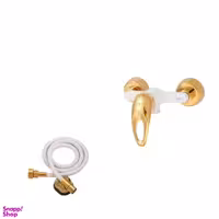 شیر سرویس بهداشتی فاخته مدل اورانوس کد ST به همراه شلنگ