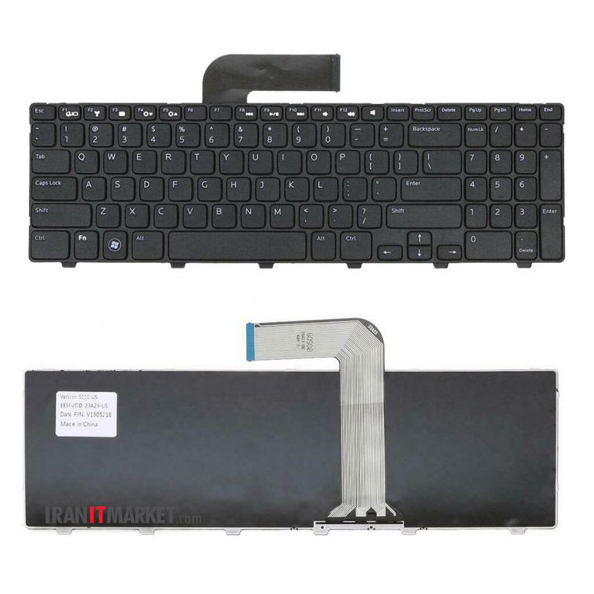 کیبورد لپ تاپ دل KEYBOARD DELL Inspiron NSK-DY0SW