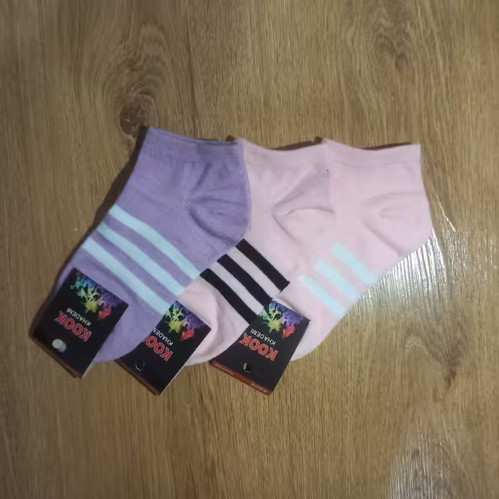 بسته جوراب مچی صورتی یاسی ارسال رایگان