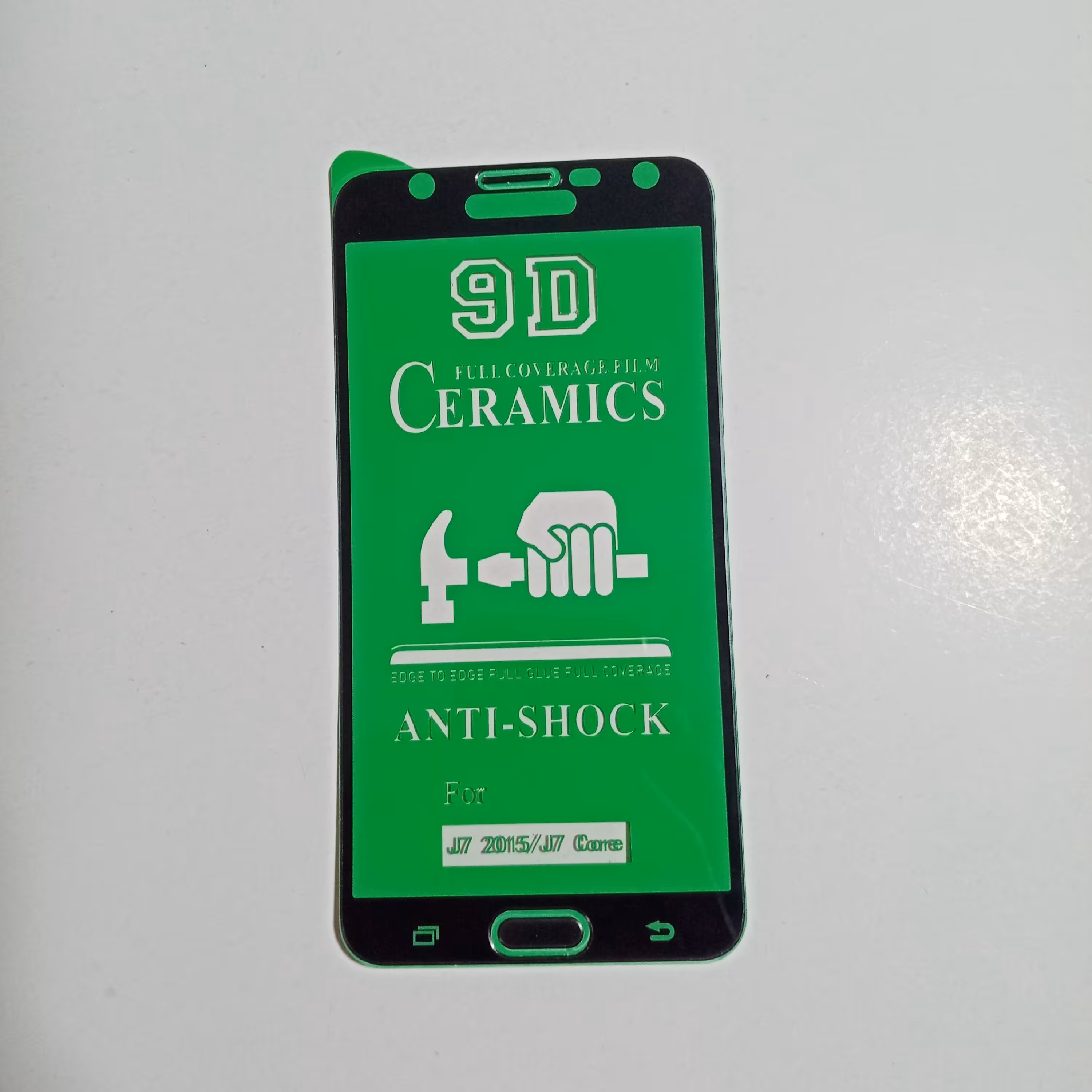 محافظ صفحه نمایش سرامیکی شفاف 9D Anti-shock مناسب برای گوشی موبایل سامسونگ J7 2015/J7 core