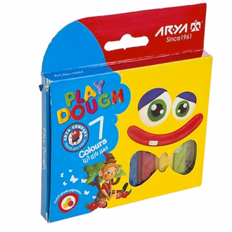 خمیر بازی 7 رنگ آریا