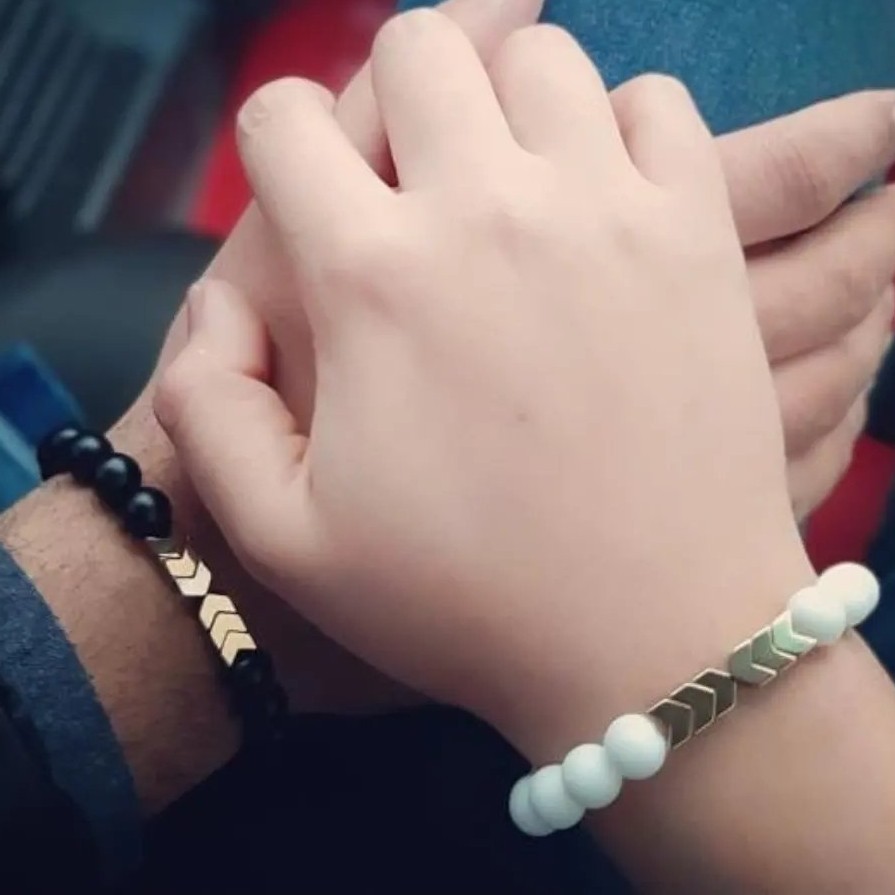 ست دستبند مردانه وزنانه