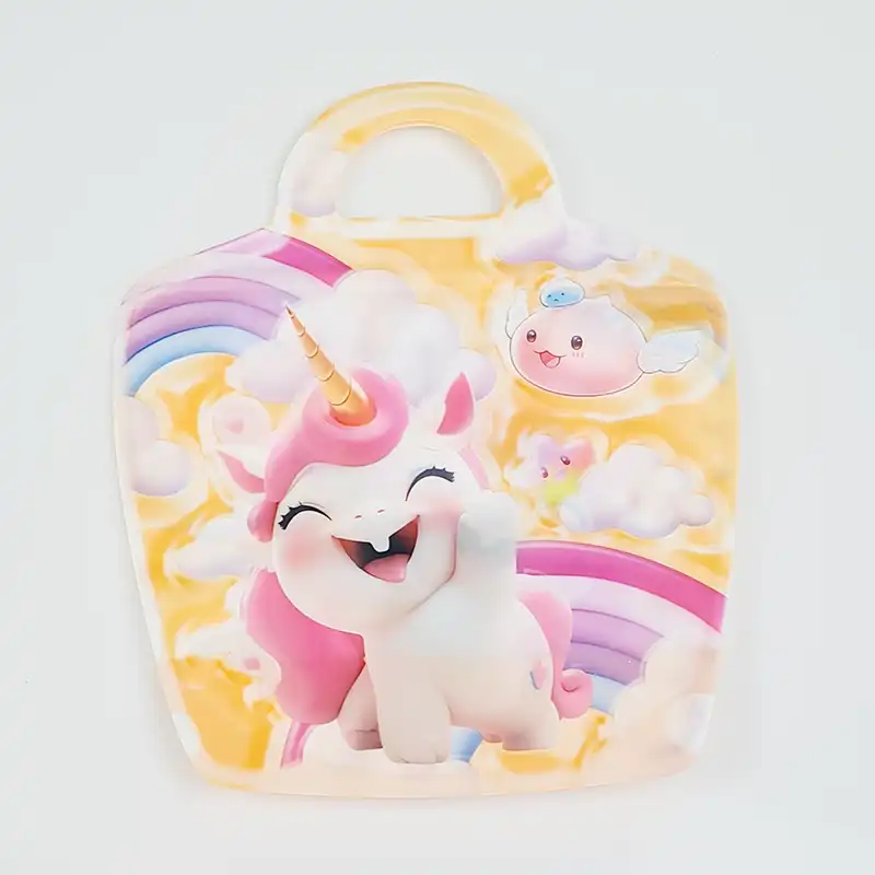 زیپ کیپ فانتزی 3 عددی طرح یونیکورن کد 5870054