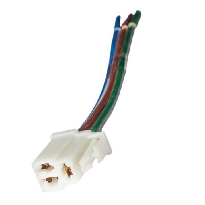 سوکت موتور فن پراید 2 دور مادگی-برند یدک لوکس(پس کرایه)