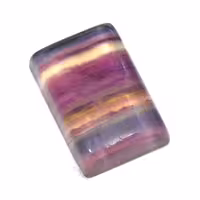 گوهر سنگ فلوریت یا فلورین بنفش رنگین کمانی معدنی اصل مناسب گردنبند کد3