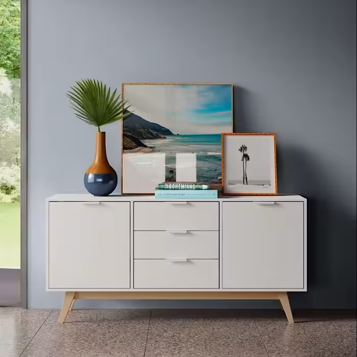 میز کنسول  مدل ملیتا (ارسال شهرستان با باربری- پس کرایه)