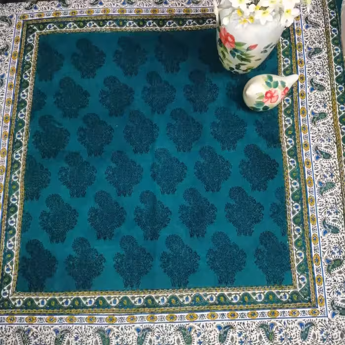 رومیزی وسفره قلمکار اصلی اصفهان (پس کرایه)