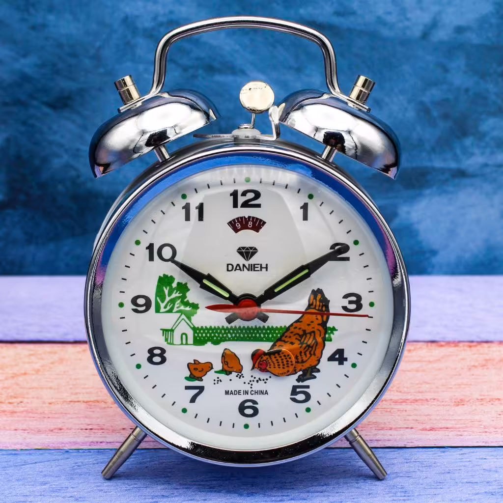 ساعت رومیزی کوکی مرغ و مزرعه DANIEH (مرغ متحرک)