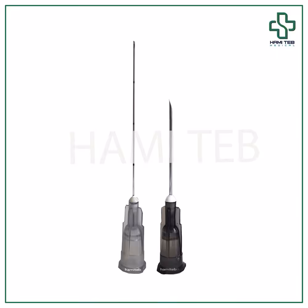 سوزن میکروکانولا طوسی گیج 27 طول 38 میل