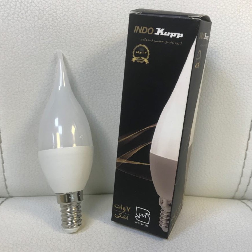 لامپ 7 وات اشکی ایندکوپ