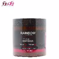 ماسک مو بدون سولفات رینبو قرمز حاوی آرگان و کراتین - RAINBOW