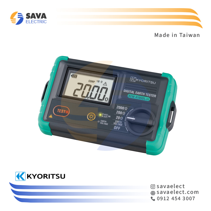 خرید ارت سنج دیجیتال کیوریتسو ژاپن 4105DL-H | ساوا الکتریک