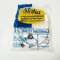 شیلنگ پلاستیکی سفید توالت