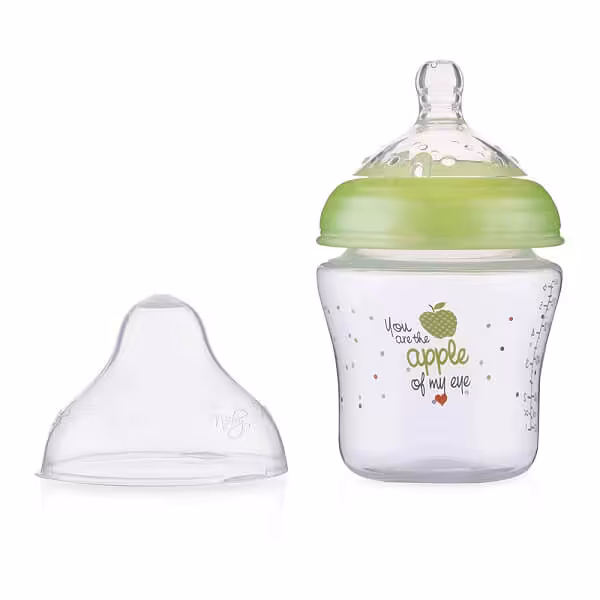 شیشه شیر نابی Nuby 180 میل طرح سیب