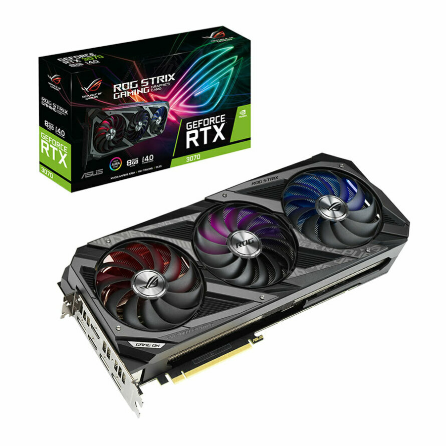 کارت گرافیک ایسوس ROG STRIX RTX3070 8G GAMING