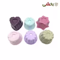 قالب پلاستیکی ژله 6 عددی لاله