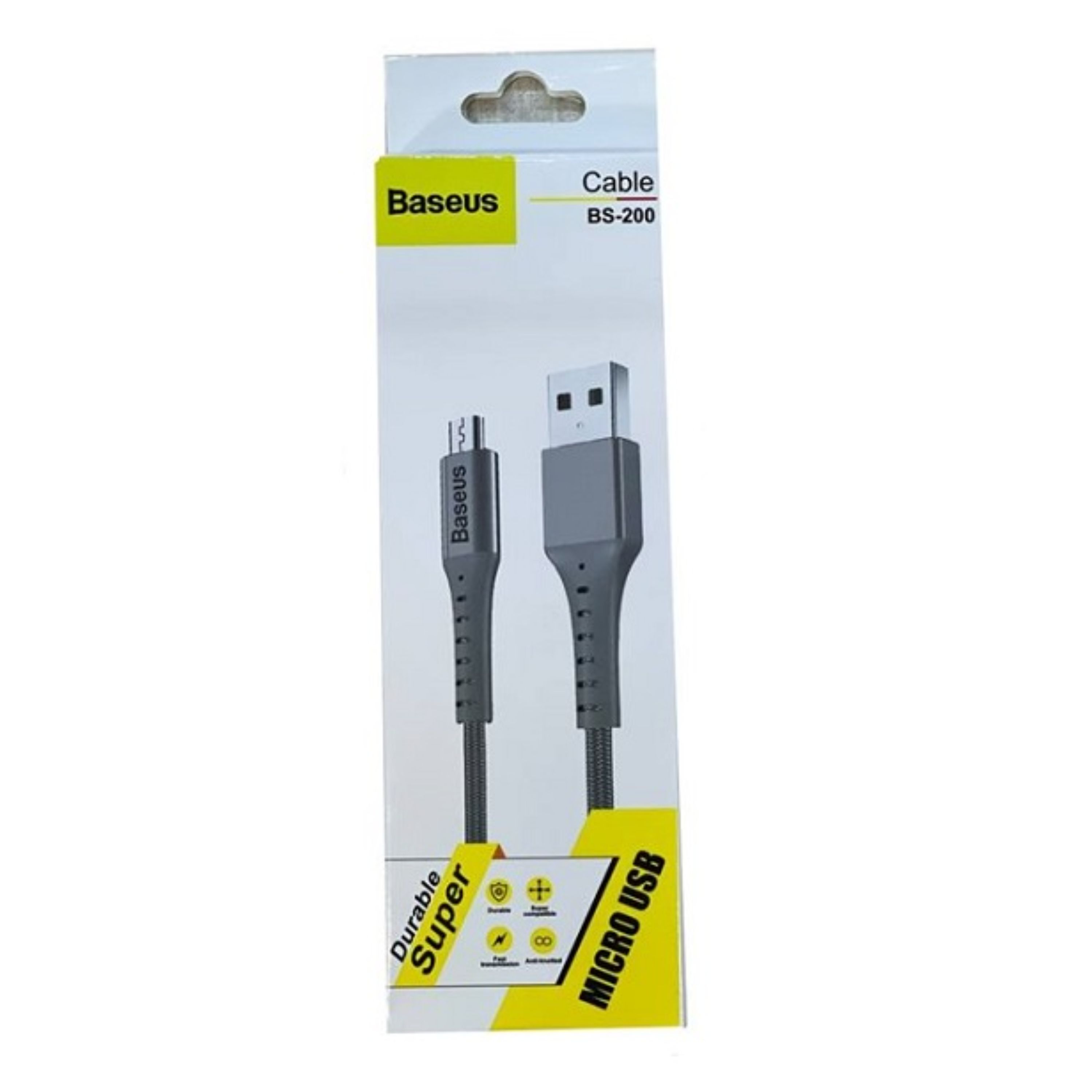 کابل شارژ میکرو یو اس بی فست بیسوس مدل BS200