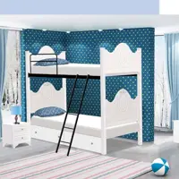 تخت خواب دو طبقه MDF مدل آرامش با کشو بدون تشک (پرداخت کرایه پس از تحویل)