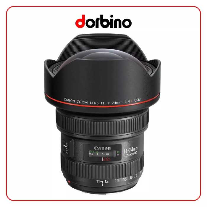 لنز کانن Canon EF 11-24mm f/4L USM - فروشگاه دوربین دوربینو