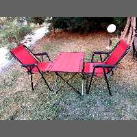 ست میز و صندلی تاشو  مسافرتی 2نفره 