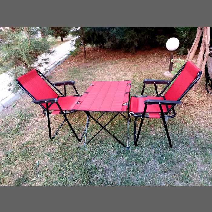 ست میز و صندلی تاشو  مسافرتی 2نفره 