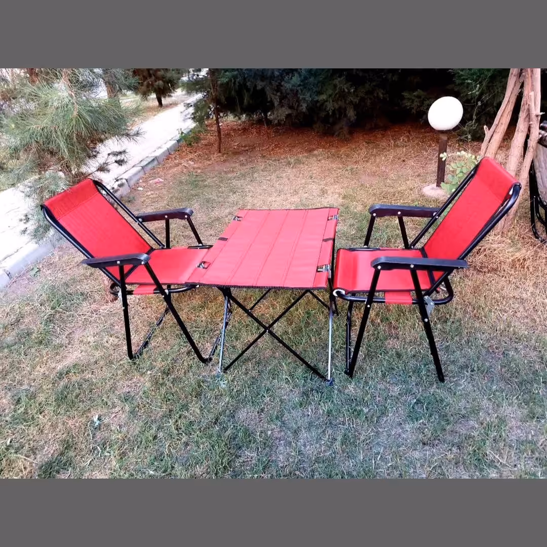 ست میز و صندلی تاشو  مسافرتی 2نفره 