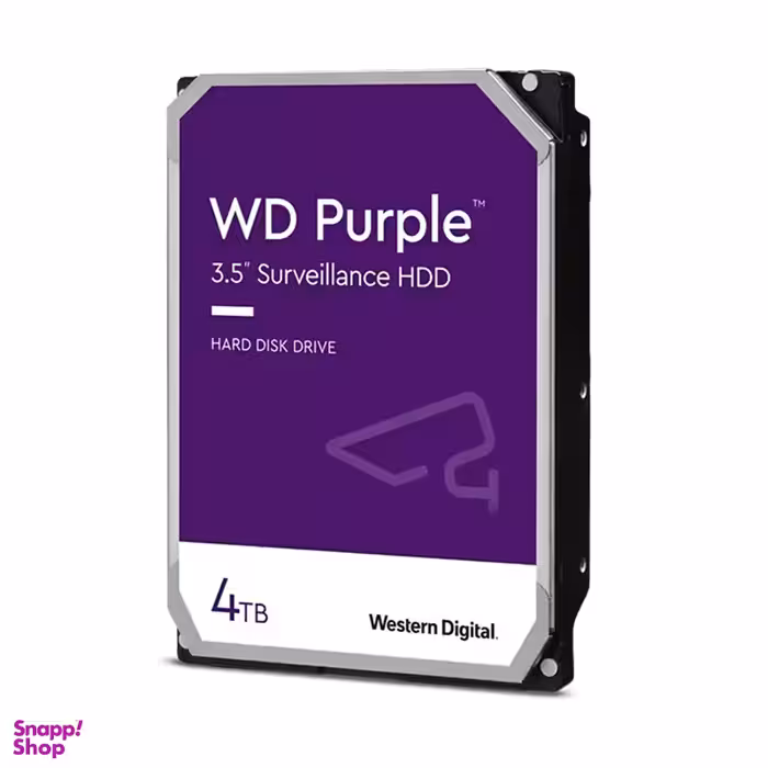 هارد دیسک اینترنال وسترن دیجیتال مدل Purple Surveillance WD43PURZ مناسب دوربین مداربسته