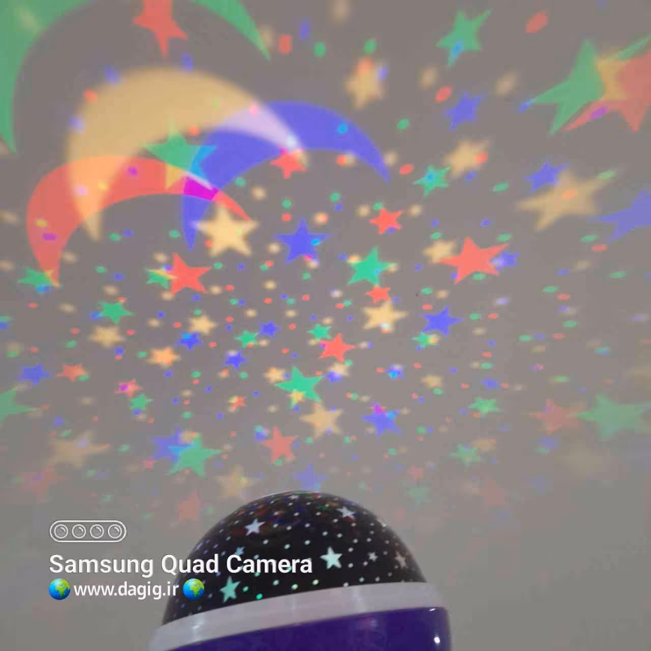 خرید کادو دخترانه - چراغ خواب آسمانی ماه و ستاره