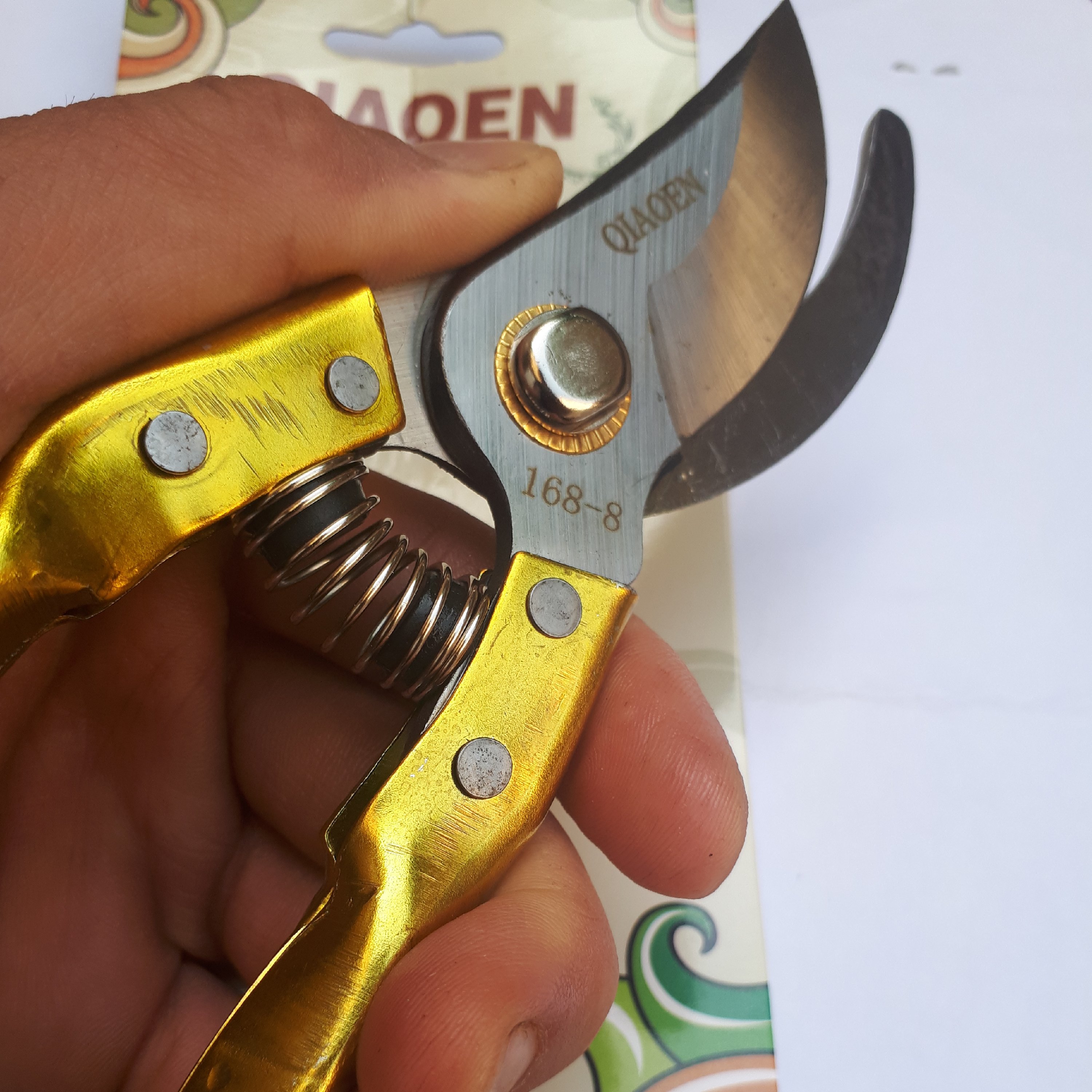 قیچی باغبانی اعلا QIAOENبه همراه فنر اضافه